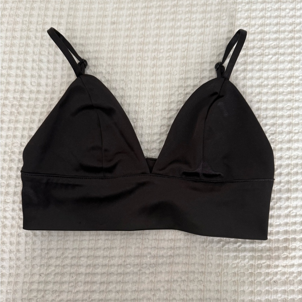 SHEIN Black Camisole Top with Adjustable Straps